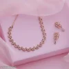 CZ Stone Necklace Jewellery Set