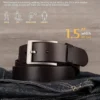 Casual Men Leather Belt – Trendy & Fashionable